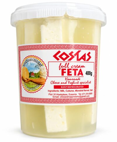 Hoekplaas Feta (Greek) - 400g per tub