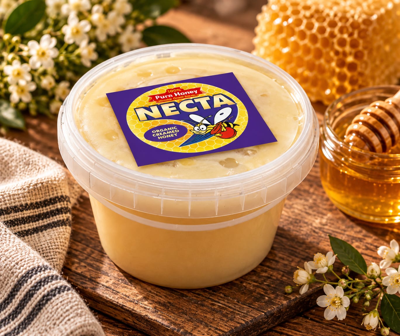 Honey (100% raw) - 1.5kg tub - Image 2