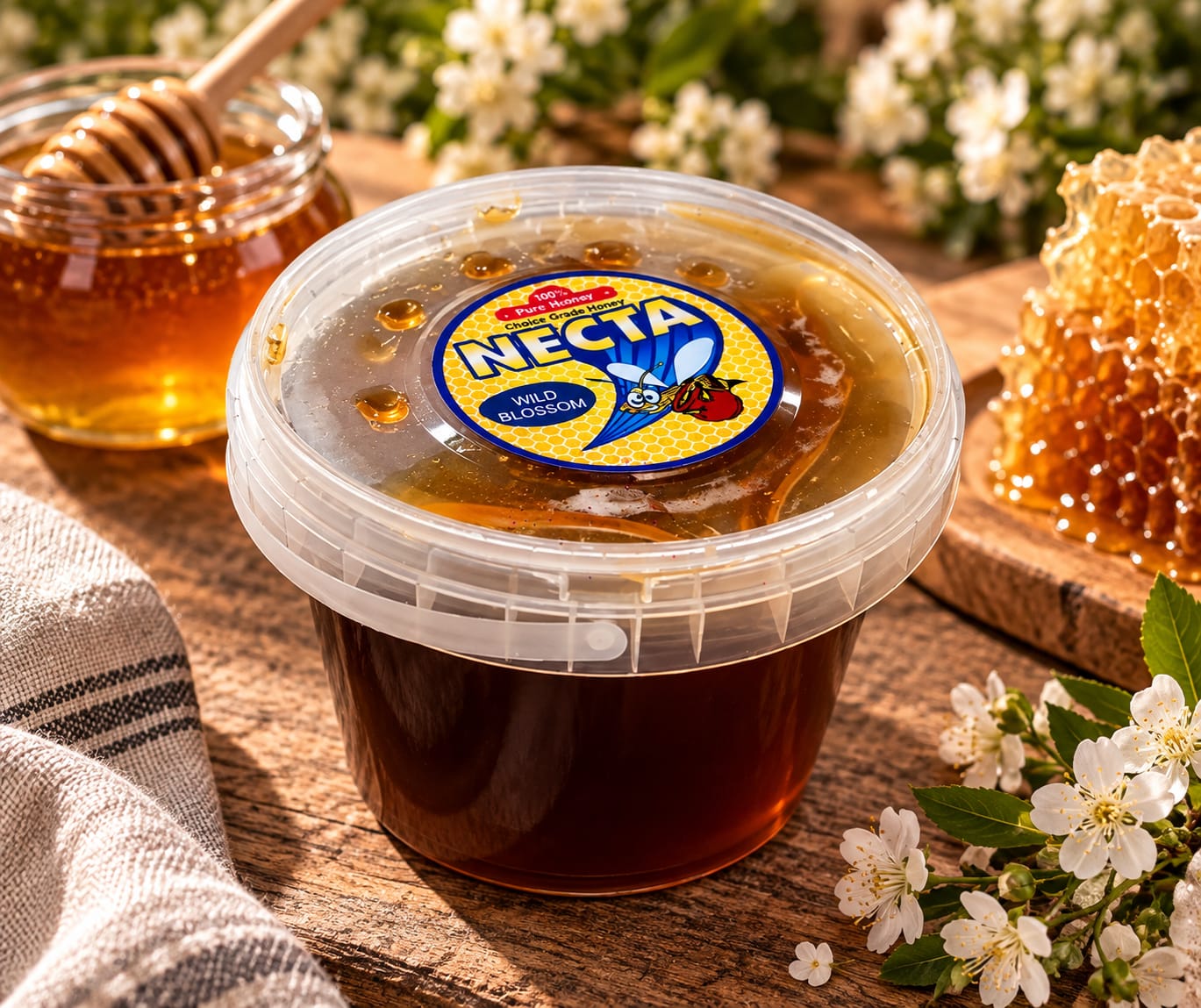 Honey (100% raw) - 1.5kg tub