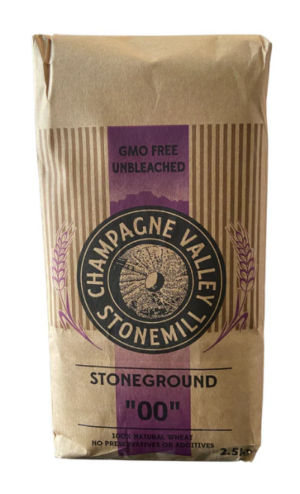 2.5kg Champagne Valley Non-GMO Stoneground “00” Pastry Flour