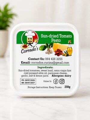 Pesto Sundried Tomato (250g tub)