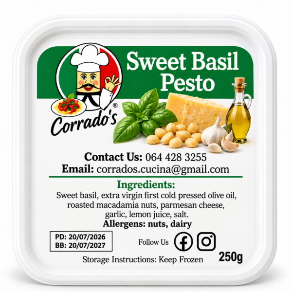Corrado's - Sweet Basil Pesto (250g)