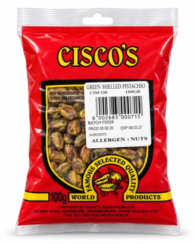 Pistachio (Green Shelled) - 100g