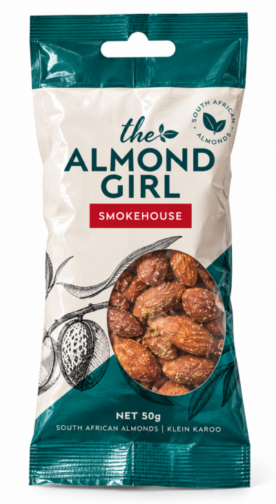 Almonds Dry Roasted & Salted – Smokehouse (50g)