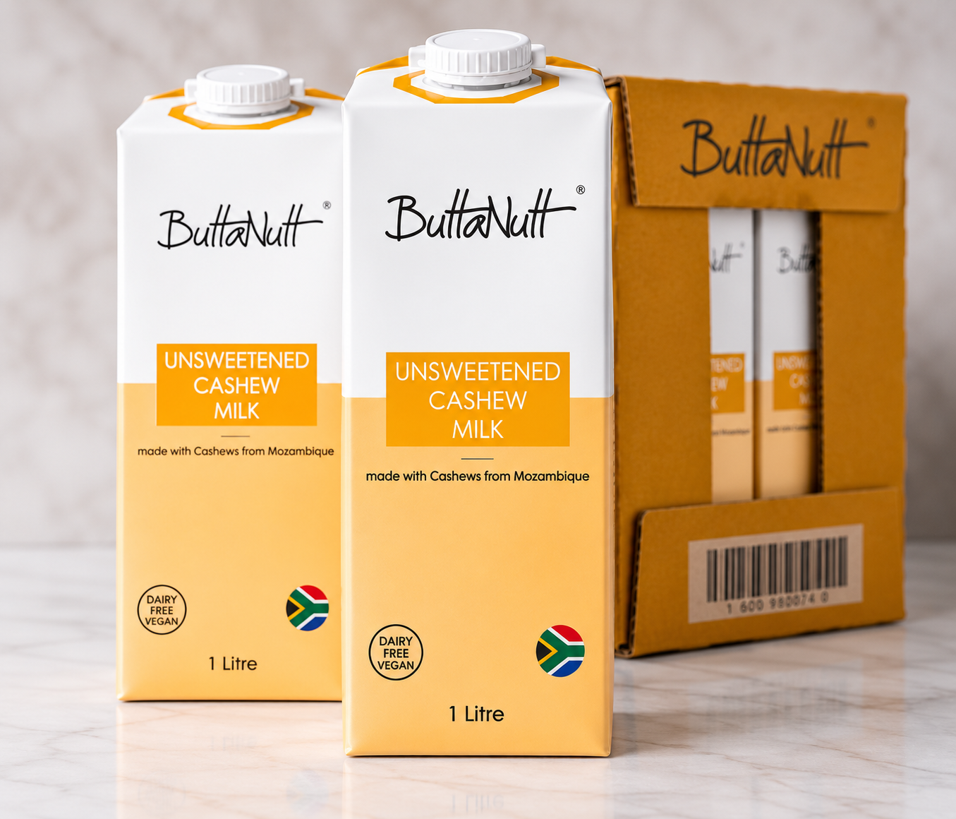 ButtaNutt Unsweetened Cashew 1L