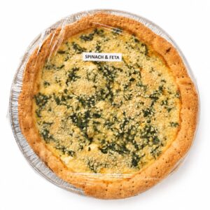 Gluten-Free Spinach & Feta Quiche
