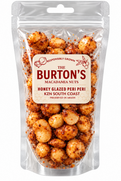 Macadamia in Honey Glazed Peri Peri Sauce - 100g