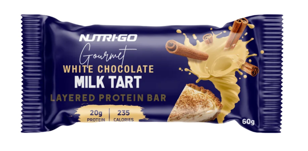 Nutri-Go Milk Tart Layered Protein Bar - 60g