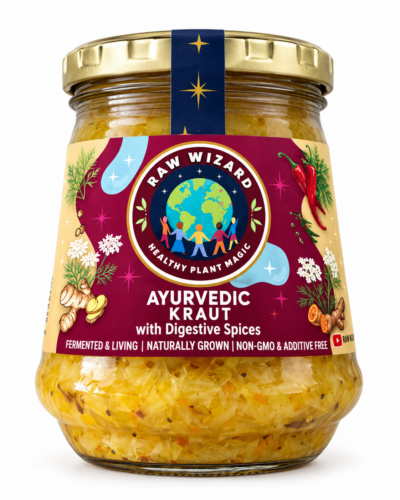 Raw Wizard Ayurvedic Kraut With Balancing Spices - 330g