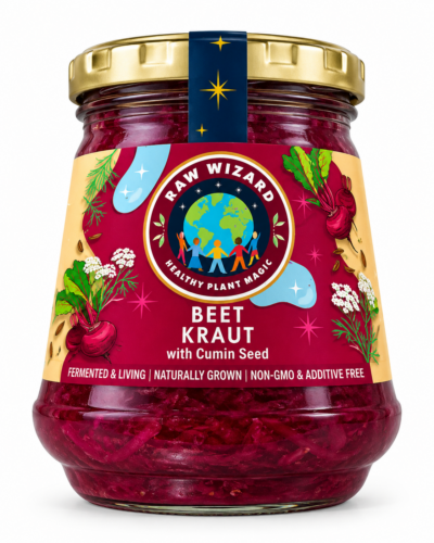 Raw Wizard Beet Kraut with Cumin Seed - 330g