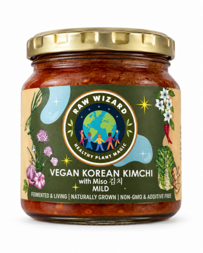 Raw Wizard Vegan Kimchi with Miso Mild - 220g
